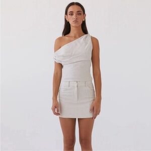 Peppermayo One-Shoulder Cream Set